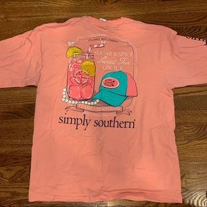 Simply Southern LS tee (sugar & spice , sweet tea